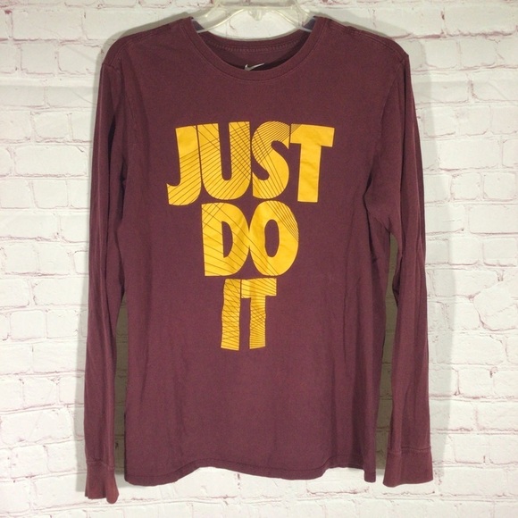 Nike Other - Vintage Nike Just Do It Long Sleeve Tee - Size Medium